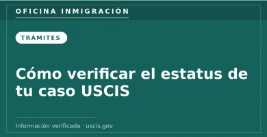 Cómo verificar el estatus de tu caso USCIS — Oficina Inmigración. Información verificada con uscis.gov.