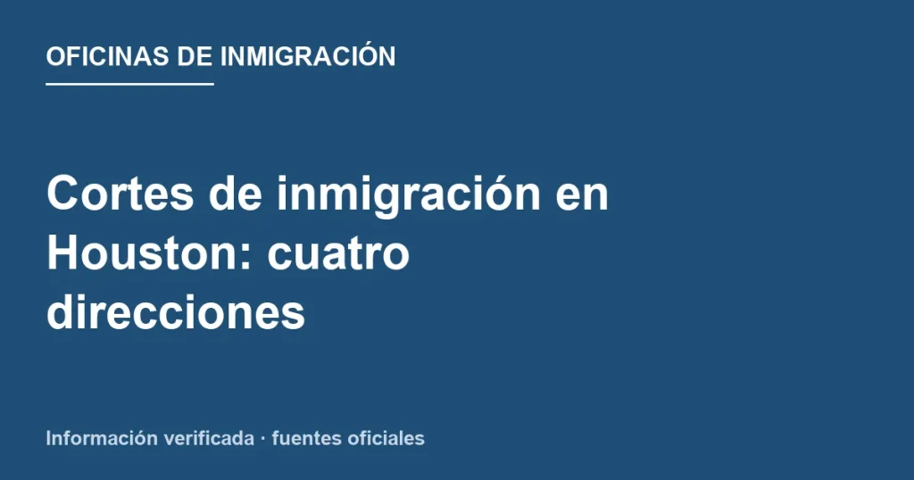 Personas consultando las direcciones de las cortes de inmigración de Houston